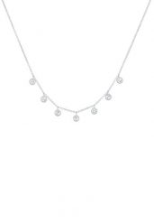 Elli Damski wisiorek pasjans mieniący się kryształami ze srebra próby 925 sterling silver Naszyjniki 1 ct. Szare naszyjniki damskie Elli, srebrne. Za 220.14 zł.