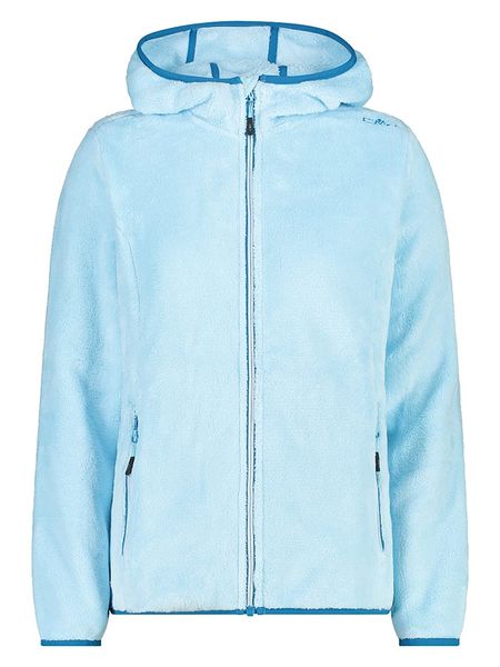 CMP Kurtka polarowa w kolorze błękitnym rozmiar: 38. Niebieskie kurtki damskie CMP, s, bez wzorów, z materiału, bez kaptura. Za 170.07 zł.