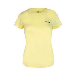 Koszulka sportowa dla kobiet Izas ADONS W. Żółte koszulki sportowe damskie Izas, bez wzorów, z bawełny, bez ramiączek, trekkingowe. Za 126.04 zł.