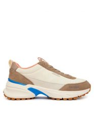 Calvin Klein Sneakersy Hike Runner Nylon Mix HW0HW03279 Brązowy. Brązowe obuwie sportowe damskie Calvin Klein, z nylonu, bez zapięcia. Za 529.99 zł.