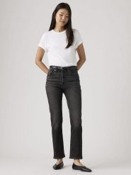 Levi's Dżinsy "501" - Regular fit - w kolorze antracytowym rozmiar: W30/L30. Czarne jeansy damskie Levi's, z podwyższonym stanem. Za 194.95 zł.