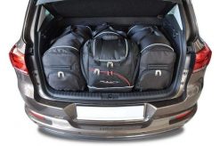Torby Do Bagażnika Vw Tiguan 2007-2015 4Szt Kjust. Czarne torby podróżne KJUST, bez wzorów, z kauczuku. Za 1,203.00 zł.