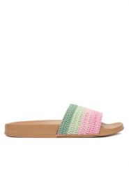 Roxy Klapki ARJL101232-OBQ Różowy. Czerwone klapki damskie Roxy, bez wzorów, z materiału, bez obcasa, bez zapięcia. Za 159.99 zł.