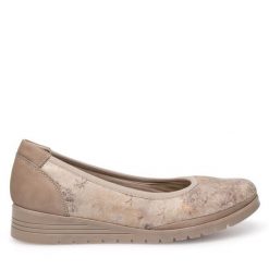 Baleriny Go Soft. Brązowe balerinki damskie GO SOFT, bez wzorów. Za 179.99 zł.