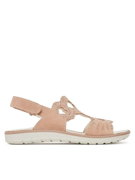 Primigi Sandały 7888011 D Różowy. Czerwone sandały dziewczęce Primigi, ze skóry, bez obcasa, bez zapięcia. Za 289.99 zł.