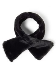 Marie Lund szal ze sztucznego futra Kobiety czarny, ONE SIZE. Czarne szaliki damskie Marie Lund, bez wzorów. Za 149.95 zł.