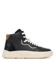 Geox Sneakersy J Laquinny J56M3B 05402 C0531 D Czarny. Czarne buty sportowe dziewczęce Geox, bez wzorów, ze skóry, bez zapięcia. Za 219.99 zł.