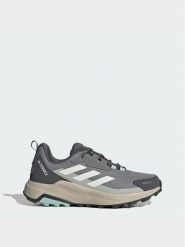 Adidas Trekkingi Terrex Anylander Rain.Rdy Hiking Shoes JR6603 Szary. Szare obuwie trekkingowe damskie Adidas, z materiału, bez zapięcia. Za 369.99 zł.