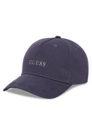 Guess Czapka z daszkiem V5YZ01 WFKN0 Granatowy. Niebieskie czapki z daszkiem damskie Guess, z aplikacjami, z bawełny. Za 119.99 zł.