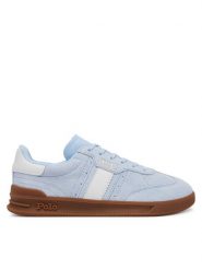 Polo Ralph Lauren Sneakersy Heritage Aera 804956688001 Niebieski. Niebieskie obuwie sportowe damskie Polo Ralph Lauren, ze skóry, bez zapięcia. Za 449.99 zł.