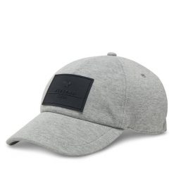 Czapka z daszkiem Weekend Max Mara. Szare czapki z daszkiem damskie Weekend Max Mara, bez wzorów. Za 329.99 zł.