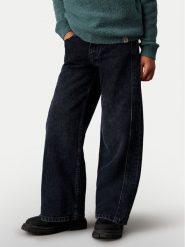 Calvin Klein Jeans Jeansy Extreme Skater Blue Black Rgd IB0IB02275 Granatowy Regular Fit. Niebieskie jeansy chłopięce Calvin Klein Jeans, z bawełny. Za 369.99 zł.