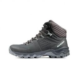 Buty trekkingowe damskie Mammut Nova Mid Iv Gtx. Czarne obuwie trekkingowe damskie Mammut, z gore-texu, za kostkę, bez zapięcia. Za 957.60 zł.
