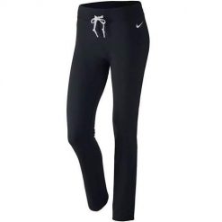 Spodnie treningowe damskie Nike Jersey Pant OH. Czarne spodnie dresowe damskie Nike, bez wzorów, z jersey. Za 279.00 zł.