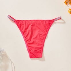 Figi bikini z elastycznym wykończeniem Pier. Zielone figi Intica, bez wzorów. W wyprzedaży za 59.00 zł.