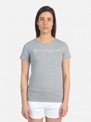 ROSSIGNOL Koszulka "Logo Rossi" w kolorze szarym rozmiar: S. Szare koszulki damskie Rossignol, s, bez wzorów, z bawełny, bez kołnierzyka, bez ramiączek. Za 100.52 zł.