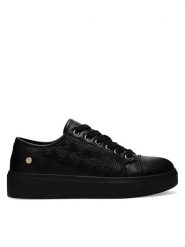 Jenny Fairy Sneakersy WFA1310-1 Czarny. Czarne obuwie sportowe damskie Jenny Fairy, ze skóry, bez zapięcia. Za 119.99 zł.