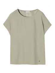 TATUUM Bluzka w kolorze khaki rozmiar: 40. Brązowe bluzki damskie TATUUM, bez wzorów, z wiskozy, bez kołnierzyka, bez ramiączek. Za 65.23 zł.