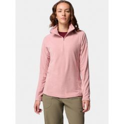 Bluza polarowa damska Columbia Glacial IV 1/2 Zip. Czerwone bluzy damskie Columbia, bez wzorów, z polaru, bez kaptura. Za 149.99 zł.