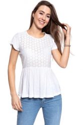 DAMSKA BLUZKA MUSTANG Alice C Crochet 1009484 2045. Bluzki damskie Mustang, s, bez wzorów, bez kołnierzyka, bez ramiączek. W wyprzedaży za 39.99 zł.