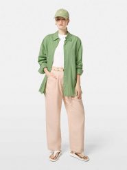 Scotch & Soda Koszula w kolorze zielonym rozmiar: 42. Zielone koszule damskie Scotch & Soda, bez wzorów, z bawełny, bez kołnierzyka, bez ramiączek. Za 161.73 zł.