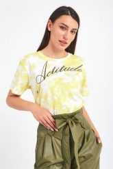 T-shirt Actitude TWINSET. T-shirty damskie Twinset Milano, s, bez wzorów, bez kołnierzyka. W wyprzedaży za 161.37 zł.