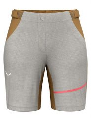 Salewa Szorty kolarskie "Vento Hemp/Durastretch" w kolorze szaro-jasnobrązowym rozmiar: 36. Brązowe spodenki sportowe damskie Salewa, bez wzorów, z materiału, rowerowe. Za 224.52 zł.