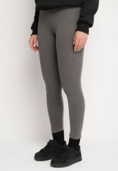Szare Legginsy z Wysokim Stanem i Szeroką Gumką w Talii Seviel. Szare legginsy damskie Born2be, l, bez wzorów, z jeansu. Za 29.99 zł.