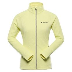 Bluza damska sportowa szybkoschnąca Alpine Pro Dozera 2. Żółte bluzy damskie Alpine Pro, bez wzorów, bez kaptura. W wyprzedaży za 319.00 zł.
