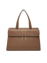 Nine West Torebka EO-ARKANSAS-LDA8210 Beżowy. Brązowe shopper bag Nine West, bez wzorów, z materiału, bez dodatków. Za 369.99 zł.