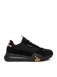 Kappa Sneakersy CEO-351P8PW(W) Czarny. Czarne obuwie sportowe damskie Kappa, ze skóry, bez zapięcia. Za 249.99 zł.
