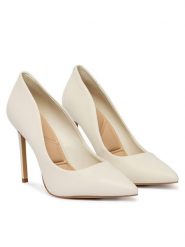 Aldo Szpilki Stessy 2.0 13968407 Biały. Białe szpilki damskie ALDO, bez wzorów, ze skóry, bez obcasa, na szpilce, bez zapięcia. Za 379.99 zł.