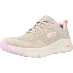 Buty Kobieta Skechers Arch Fit szary. Brązowe obuwie sportowe damskie Skechers, bez zapięcia, trekkingowe, Skechers Sport. Za 339.99 zł.