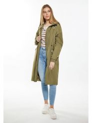 Schmuddelwedda Płaszcz przeciwdeszczowy w kolorze khaki rozmiar: XL. Brązowe płaszcze damskie Schmuddelwedda, xl, bez wzorów, bez kaptura. Za 267.92 zł.