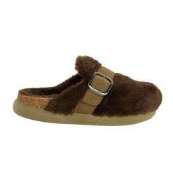 Klapki turystyczne damskie Scholl Ivy Big Buckle. Zielone klapki damskie Scholl, bez wzorów, z materiału, bez obcasa, bez zapięcia. Za 310.24 zł.