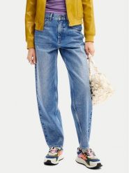 Desigual Jeansy Ariel 24WWDD38 Niebieski Balloon Fit. Niebieskie jeansy damskie Desigual. Za 289.99 zł.