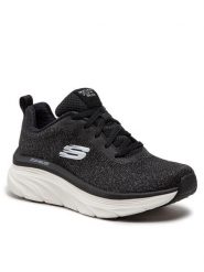 Skechers Sneakersy Daily Beauty 149815/BLK Czarny. Czarne obuwie sportowe damskie Skechers, z materiału, bez zapięcia. Za 259.99 zł.