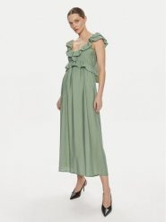 Vero Moda Sukienka letnia Josie 10303761 Zielony Regular Fit. Zielone sukienki damskie Vero Moda, bez wzorów, z wiskozy, bez ramiączek. Za 119.99 zł.