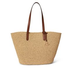Torebka LAUREN RALPH LAUREN. Brązowe shopper bag Lauren Ralph Lauren, bez dodatków. Za 1,199.00 zł.