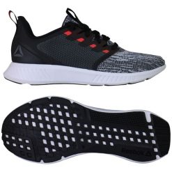 Buty do biegania damskie Reebok Fusium Lite. Białe obuwie sportowe damskie Reebok, z gumy, bez zapięcia, do biegania. Za 381.00 zł.