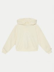 Tommy Hilfiger Bluza KG0KG08322 Beżowy Relaxed Fit. Brązowe bluzy dziewczęce Tommy Hilfiger, bez wzorów, z syntetyku, bez ramiączek, bez kaptura. Za 199.99 zł.
