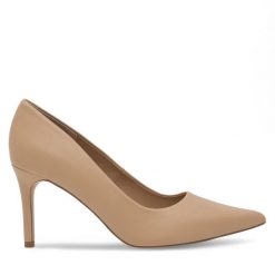 Szpilki Jenny Fairy. Brązowe szpilki damskie Jenny Fairy, bez wzorów, bez obcasa, na szpilce, bez zapięcia. Za 139.99 zł.