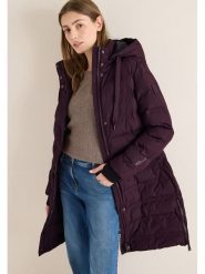 Cecil Płaszcz pikowany w kolorze fioletowym rozmiar: XXL. Różowe płaszcze damskie Cecil, xxl, bez wzorów, bez kaptura. Za 431.78 zł.