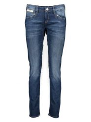 Herrlicher Dżinsy - Slim fit - w kolorze granatowym rozmiar: W27/L30. Niebieskie jeansy damskie Herrlicher. Za 210.81 zł.