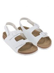 Moosefield Sandały w kolorze białym rozmiar: 39. Białe sandały damskie Moosefield, bez wzorów, z otwartym noskiem, bez obcasa, bez zapięcia. Za 112.83 zł.