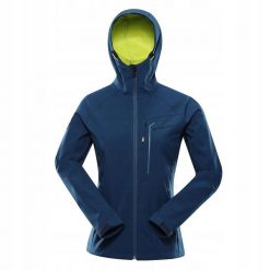 Kurtka softshell damska Alpine Pro Esprita. Niebieskie kurtki damskie Alpine Pro, xl, bez wzorów, z softshellu, bez kaptura. W wyprzedaży za 299.00 zł.