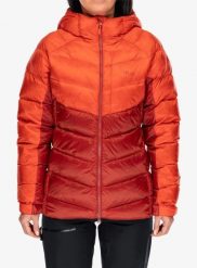 Kurtka puchowa damska Rab Glaceon Pro Jacket. Czerwone kurtki damskie RAB, na zimę, s, bez wzorów, z materiału, bez kaptura. Za 984.49 zł.