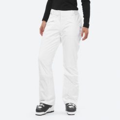 Spodnie narciarskie damskie Wedze 500. Fioletowe spodnie sportowe damskie WED'ZE, na zimę, l, bez wzorów, z materiału, narciarskie. Za 349.99 zł.