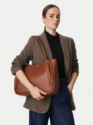 Coccinelle Torebka V60 Coccinellepansy Bimateria E1 V60 11 01 01 Brązowy jasny. Brązowe shopper bag Coccinelle, bez wzorów, ze skóry, bez dodatków. Za 1,549.00 zł.