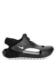 Nike Sandały DH9462-001 Czarny. Czarne sandały chłopięce Nike, z tworzywa sztucznego, bez zapięcia. Za 159.99 zł.